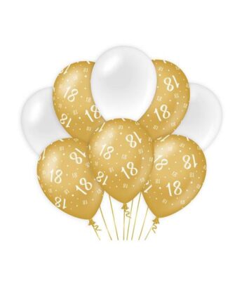 Ballonnen Goud/Wit